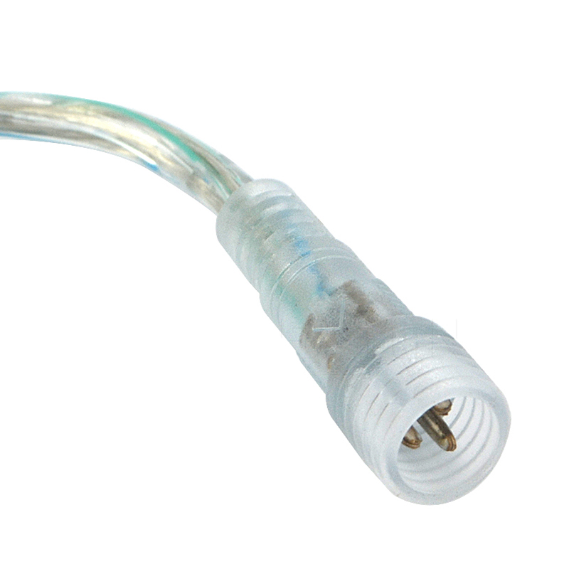 Transparent LED Light Strips Male Female Plug LED 3 X 22 AWG 3 pin connector Waterproof Signal Connector Cable